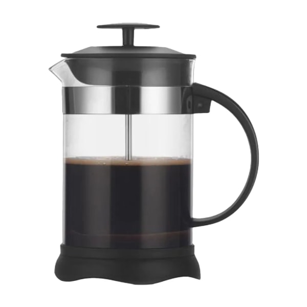 French Press Kaffe Tebryggare Värmebeständig borosilikat kaffebryggare för hemmakontor Högdensitetsfilter i rostfritt stål, 800 ml
