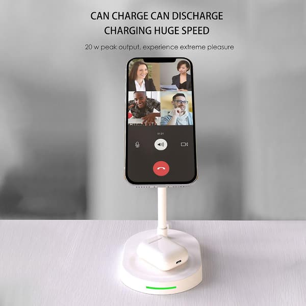 15W magnetisk mobiltelefonholder trådløs lader headset lading