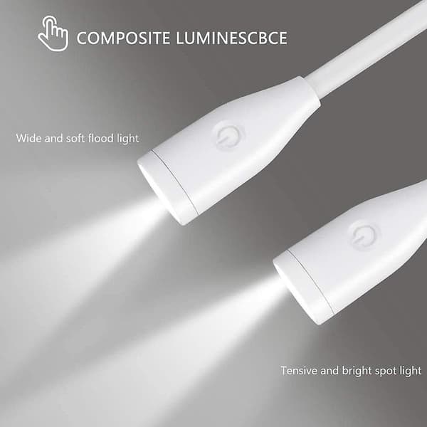 Leselampe | 8025 LED Hengelampe - Hvit