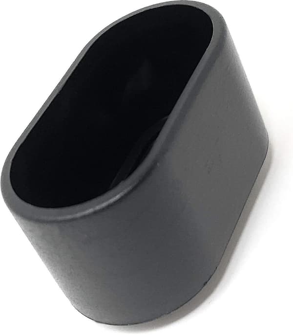 8 st stolsbensskydd 30 mm x 15 mm oval rör trädgårdsstol bensskydd