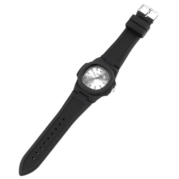 SKMEI Herr Quartz Watch Simple Armband Watch Herr Precise Time 5ATM Vattentät watch Herrmodearmband Business Watch, Svart