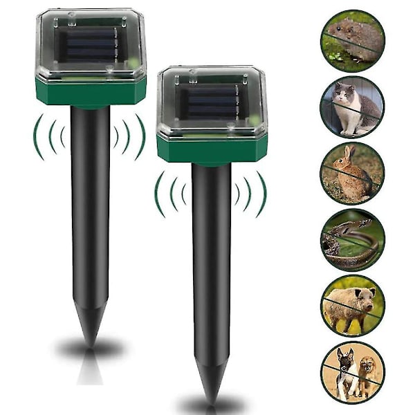 Solar Mole Repellent Space Ultralyd Solar Mole Skremmer, Molekontroll