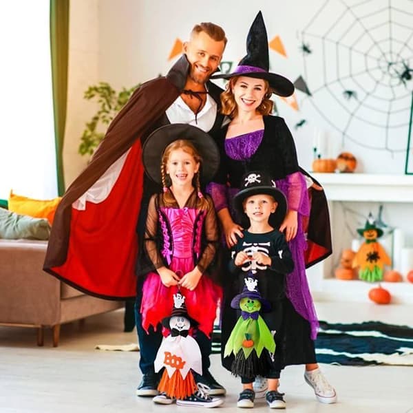 Festpynt - Halloweenpynt - Stoffer af høj kvalitet - Genanvendelig - Ophæng