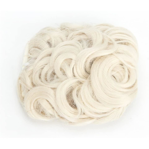 Kort lockig uppsättning dragsko hästsvans hårförlängningar hårdelar Scrunchy