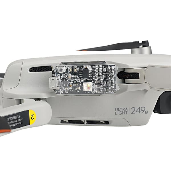 Højtydende farveblinkende lys Mini Strobe-lampe til Mavic Mini2 Femi（SOM VISES）