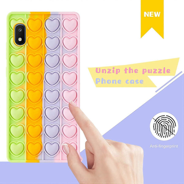 Trendig och rolig Samsung Galaxy A10E-fodral, silikon estetisk tecknad rolig söt cool fidget unik snygg designer rolig skyddande fodral för pojkar flickor