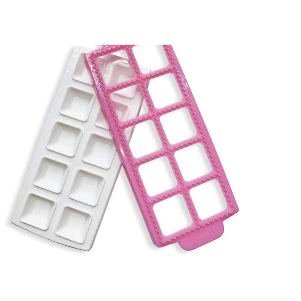 (rosa färg, 34*13,5*2cm)*2 molds, runda molds/fyrkantiga molds, 10 stycken, används för att forma och pressa pajer