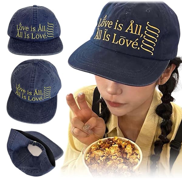 Mode Unisex Baseballkeps Broderad Bokstav Lågprofilhatt Kepsar för Utomhusaktiviteter