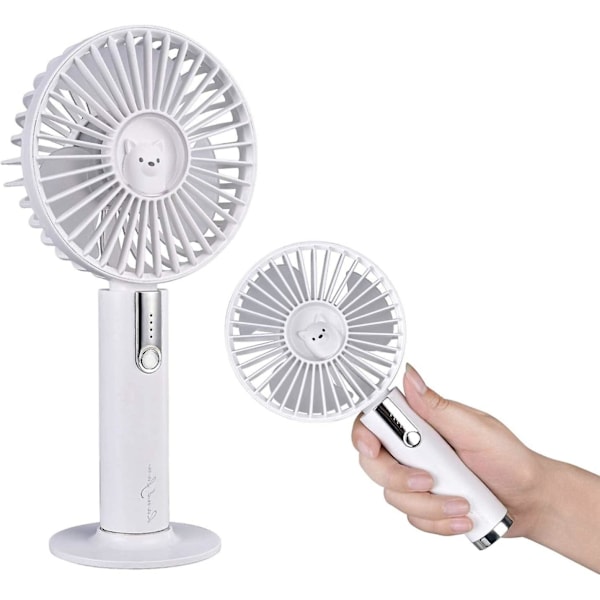 Portable Mini Fan, Handheld Rechargeable Usb Fan, Adjustable 3-level Air Volume