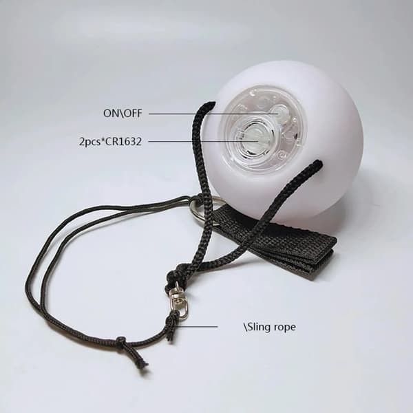 Självlysande LED Flerfärgad Lampa, 2-pack
