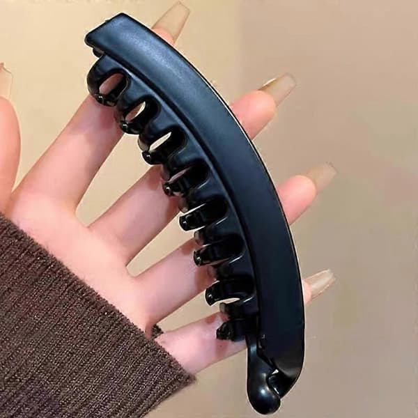 Stor hårklemme - Effektiv styling, sikker komfort og robust konstruktion Mocca