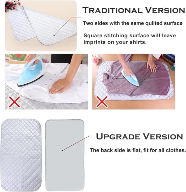 Strykmatta, pressmatta, för quiltning Strykunderlägg, för precisionsquiltning