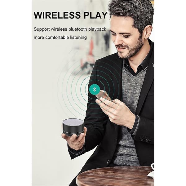 Trådløs højttaler Led Trådløs Mini Bas Bt Bærbare højttalere til telefoner Mp3 Ft