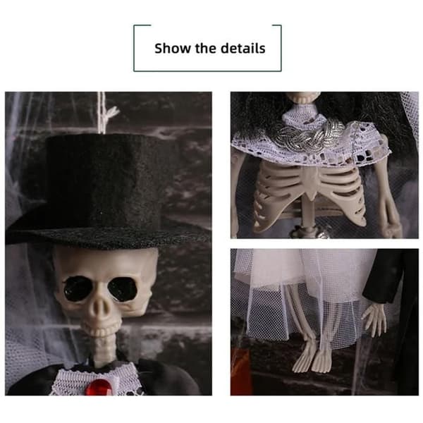 Halloween Skelettbrud / Hängande Brud Staty Spöklika Prydnader Heminredning - Brud