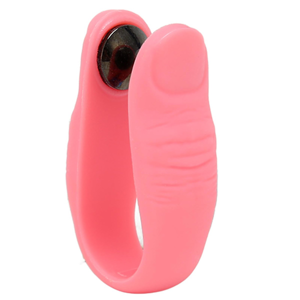 LI4 Akupressurpunktklemme - 2 stk. Rosa liten tigermunnklemme for massasje og stressavlastning - Holdbar plast, enkel å bruke