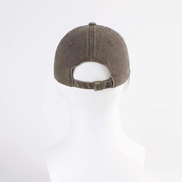 Unisex Baseball Cap 100% Bomuld Passer til Mænd Kvinder Vasket Denim Justerbar Dad Hat Heilwiy Gave