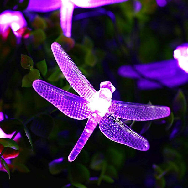 Aurinkokennovalosarja 20ft 30led sudenkorento muotoinen vedenpitävä keijuvalaisin