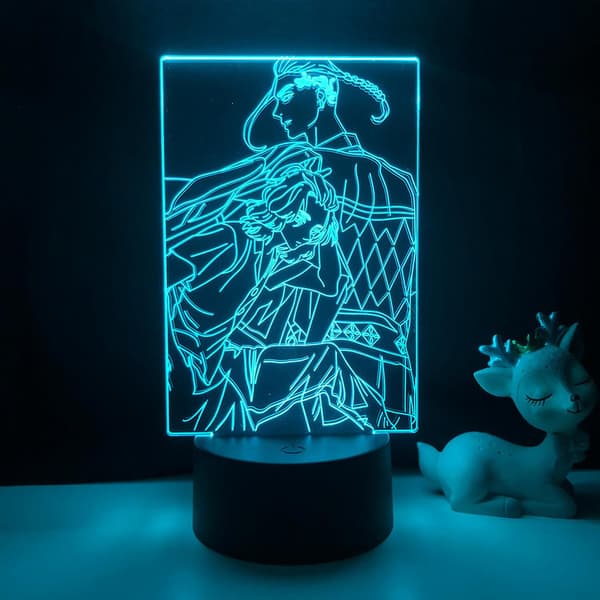 3D LED-yövalot animehahmoilla, 3D-illuusio