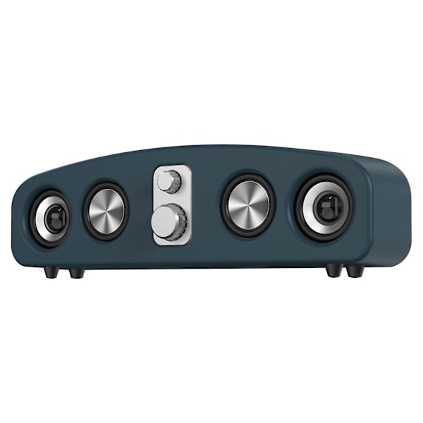 Datorhögtalare Bluetooth-högtalare Retro Bärbar Ljudkort Radio Hemdator Skrivbord Trådlös Ljud Subwoofer Rea (B)