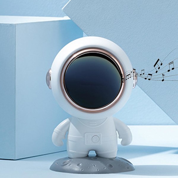 Bluetooth-højttaler Astronauter, trådløse Bluetooth-højttalere, sød og cool udendørs skrivebords-subwoofer-gave til mandlige og kvindelige studerende