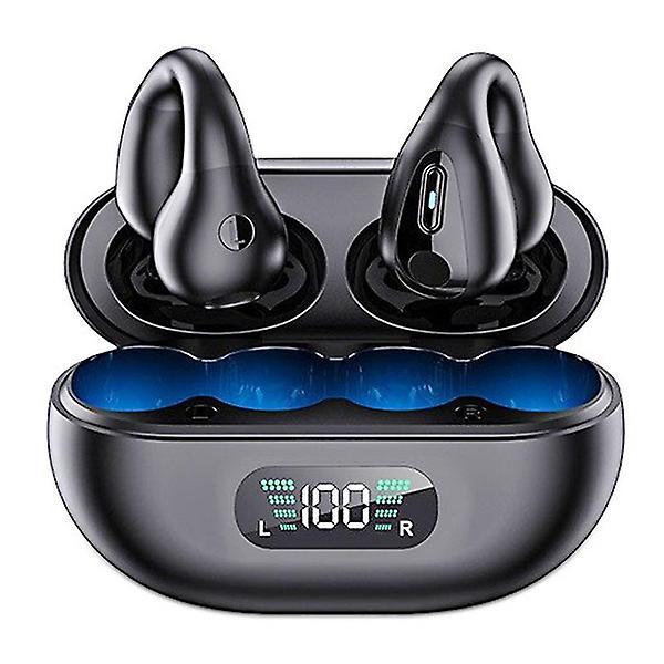 1 stk. Smertefri bruk Øreklips Øretelefoner, tws Trådløs Bluetooth5.3 Ørepropper Med Mikrofon