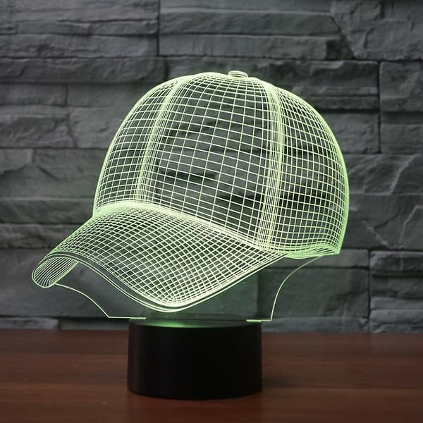 Vauvan yövalo 3D luova värikäs LED-valot visuaalinen Ste