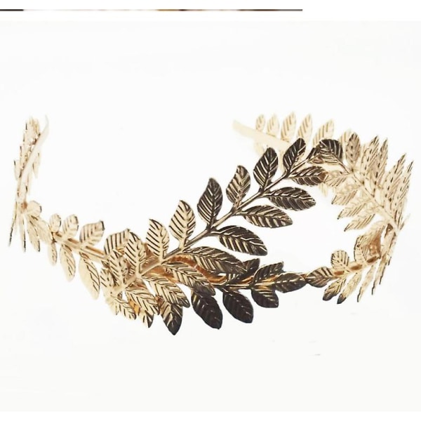 Brudeblade Hovedbånd Guld Blad Krone Vintage Bryllup Oliven Gren Krone