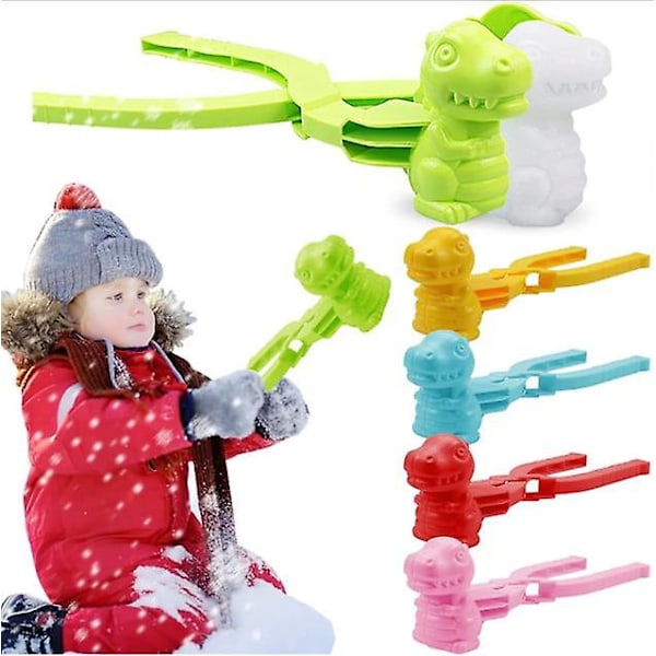 5 st snöbollsmaskiner roliga vinter utomhus lek snöleksaker formar