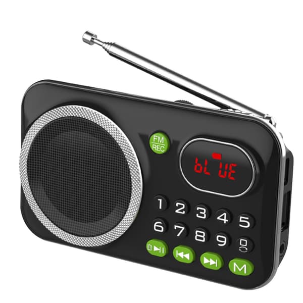 Rydding Mini Bærbar Gammel Radio Eldre Multifunksjonell Plug-In Mp3 Bluetooth-høyttaler