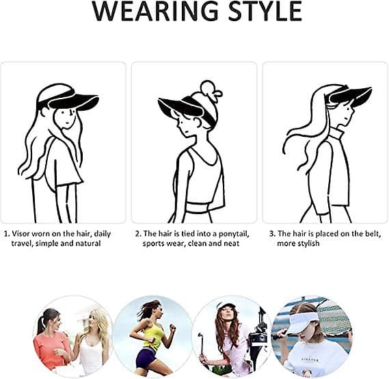 Retro solhat til kvinder, solhat til udendørs UV-beskyttelse, ridehat, strandhat, vakuum solhat, beige