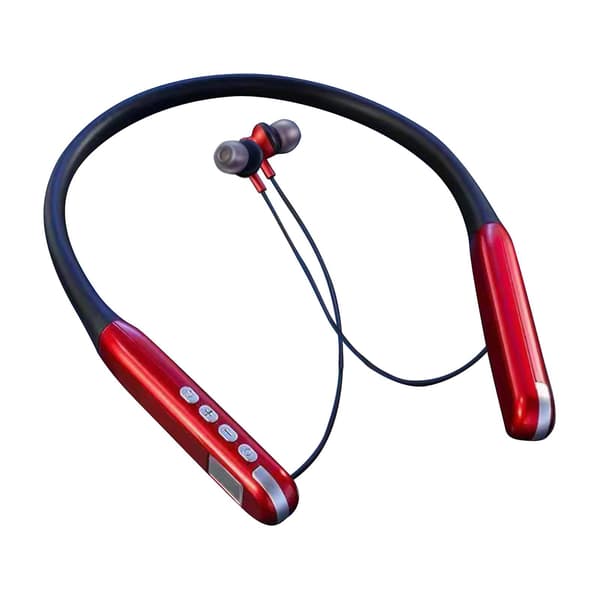 Nacktyp Bluetooth 5.2-headset med hög kapacitet intelligent digital display stereo fördröjningsfri sport Bluetooth-headset