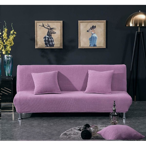 Sofaovertrekk uten armlener, stretch overtrekk for sovesofa