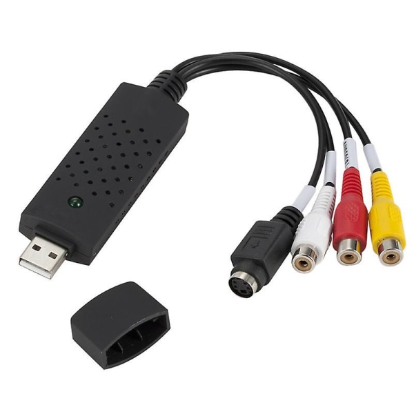 USB -videoinfångningskort HD liveinspelning Easycap envägs videoövervakningsfångstbox