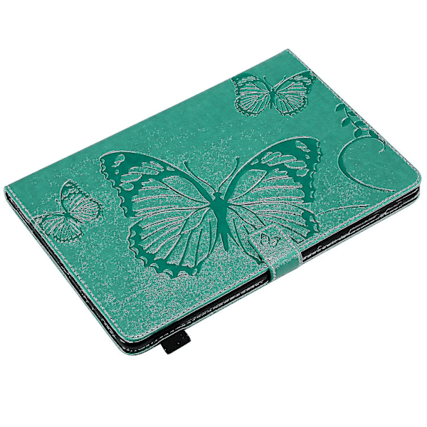KT Tablet Serie-3 [Imprint Butterfly] Stativ Læder Tablet Etui til Samsung Galaxy Tab S4 10.5 T830 T835 T387