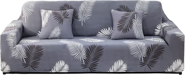 Sofaovertræk, strækbart sofaovertræk jacquard sofasikring (fjer, 1-personers sofaovertræk: 90-140 cm)（B）