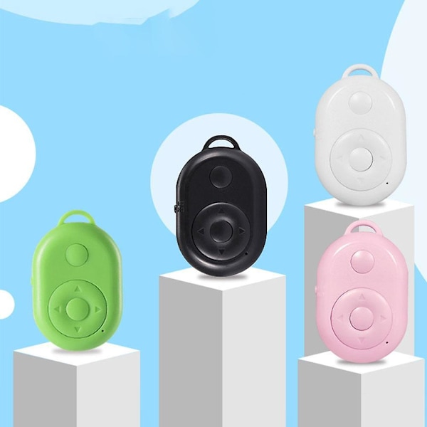 Smart Bluetooth Fingerband Fjärrkontroll Bärbar Fingertip Selfie Controller（rosa）