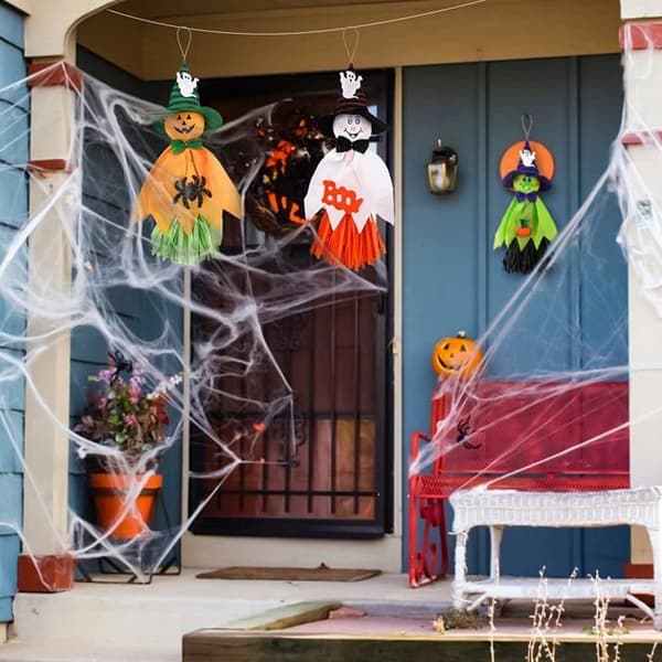 Festpynt - Halloweenpynt - Stoffer af høj kvalitet - Genanvendelig - Ophæng