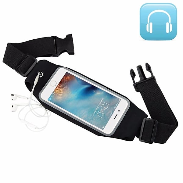 Løb Bæltetaske Bæltetasker Fitness Sports Fanny Pack Mobiltelefon Etui Løb Jogging Taske Hydrering Cykeltaske