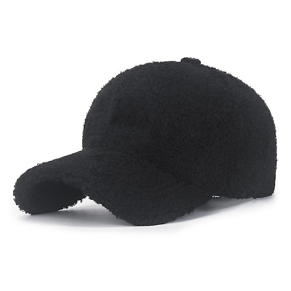 Kunstig lammeuld baseball kasket varm W Teddy Scratch Fce Hip Hop kasket