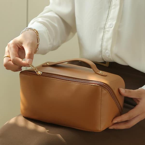 Stor kosmetikkveske Senior Sense Cushion-Mocha Brown