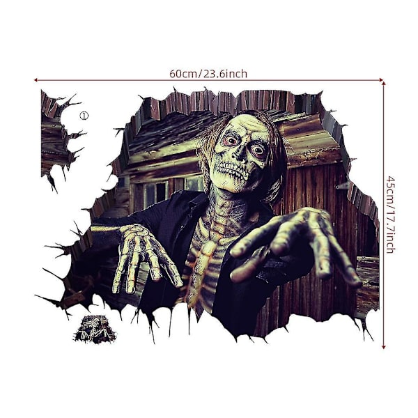 Numb Stickers 3d Stickers Horror Stickers Rotte Poste(2stk)