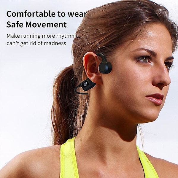 Vg06 Led Digital Benledning Hörlurar Bluetooth5.1 Headset 8d Stereo Surround Ljud Hörlurar Stöd Tf-kort Musikspelare
