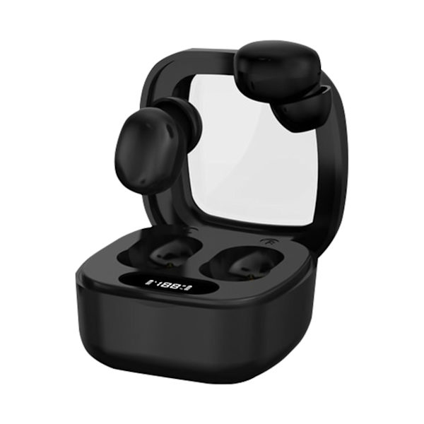 Trådløse ørepropper Bluetooth 5.3 hodetelefoner med digital LED-intelligensdisplay