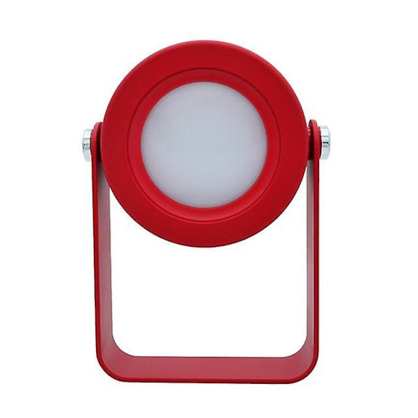 Fällbar touch dimbar läsning led nattlampa bärbar lykta lampa usb uppladdningsbar för barn present säng sovrum（Varm vit）