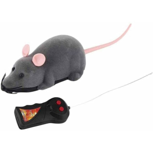 Førsteklasses trådløs fjernkontroll Mus Plast Elektronisk rotte Funny Motion Mus Cat Toy