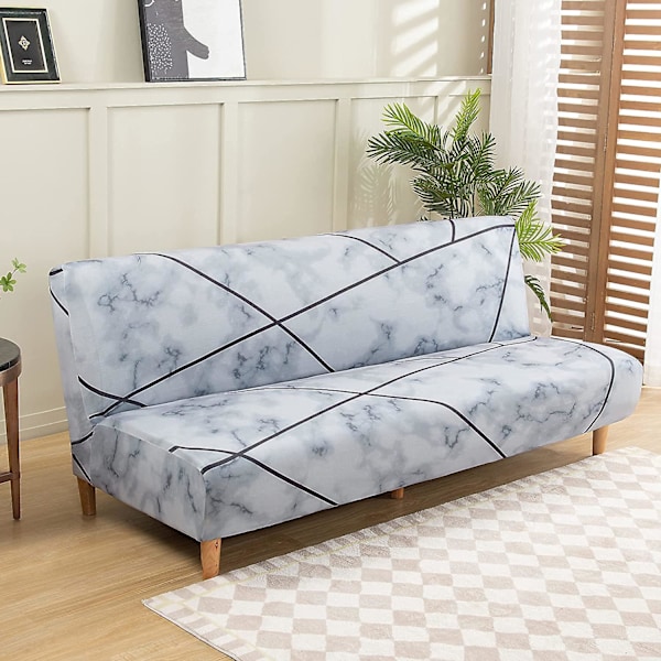 Sofaovertræk uden armlæn til foldbar sovesofa uden armlæn, 190-210 cm