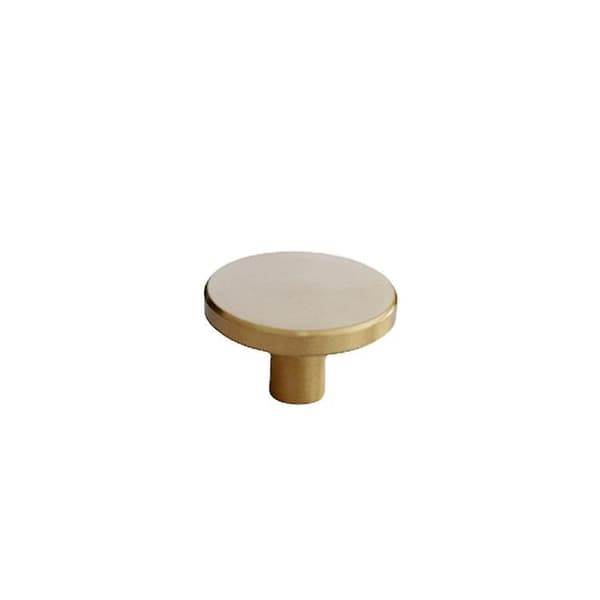 Set med 10 mässingsknoppar, möbelknoppar
