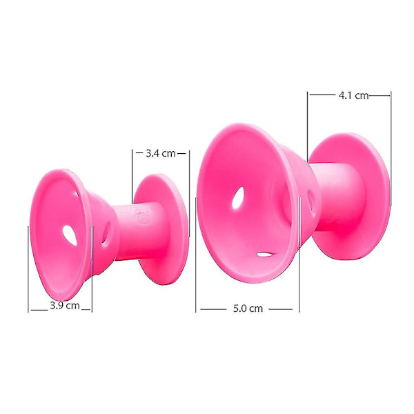 Silikon Hår Curlers Set, Små Silikon Hårrullar