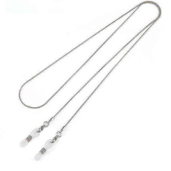 Glasögon Solglasögon Anti-Drop Halsband Kedja Snöre Glasögon Dekor (Vit Guld)
