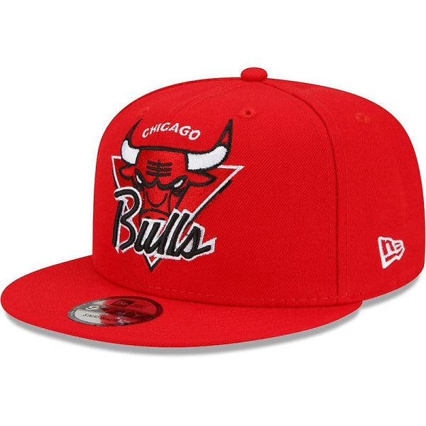 Nba-hatt Chicago Bulls justerbar cap platt brätte